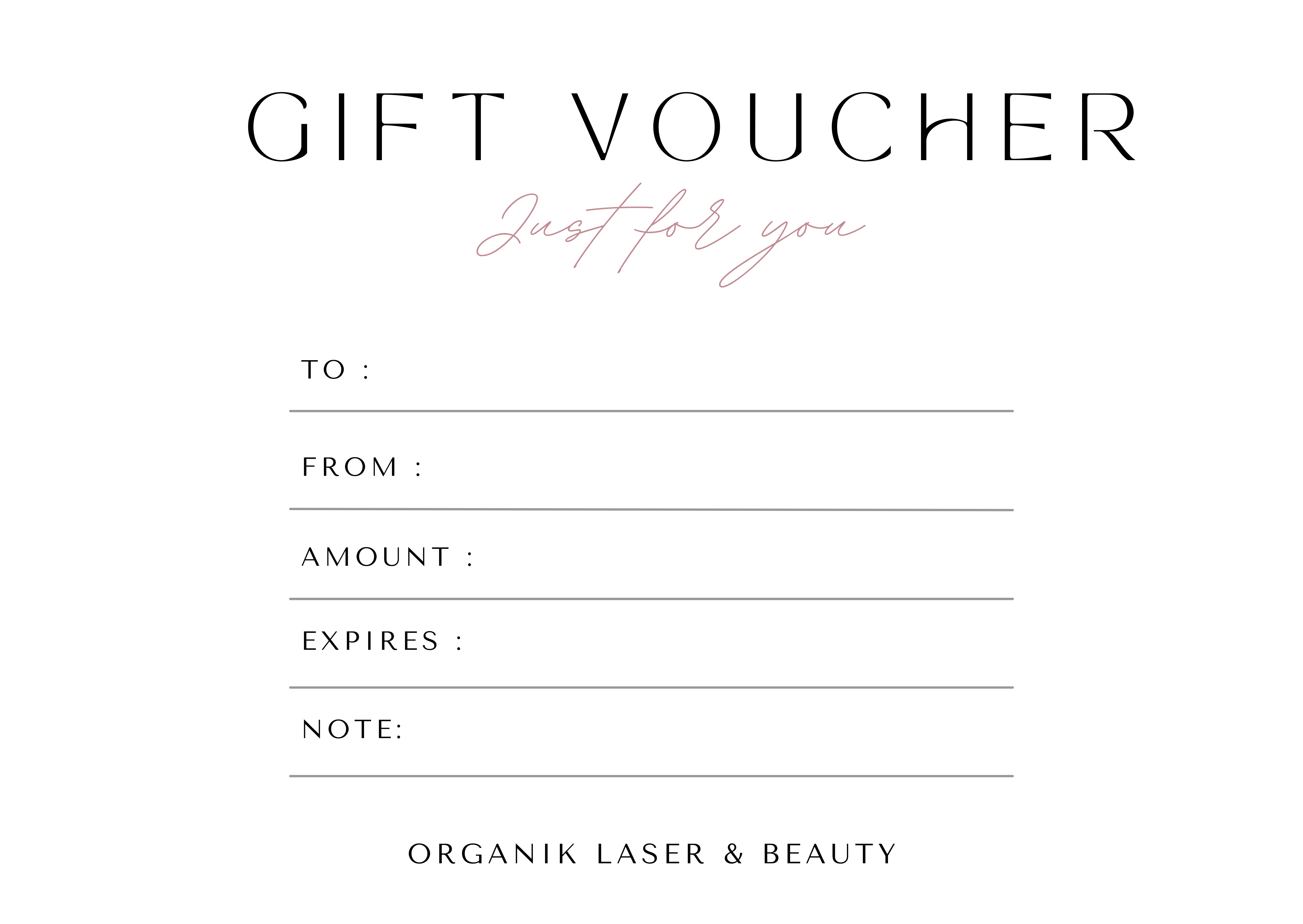 Gift Vouchers